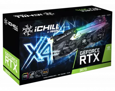 کارت گرافیک  INNO3D مدل  GEFORCE RTX 3070 ICHILL X4 LHR 8GB
