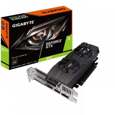کارت گرافیک  GIGABYTE مدل  GTX 1650 D6 OC Low Profile 4G (rev.1.0)