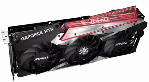 کارت گرافیک  INNO3D مدل  RTX 3060 TI ICHILL X3 RED LHR