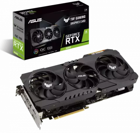 کارت گرافیک  ASUS مدل TUF RTX3080-O10G-V2-GAMING LHR