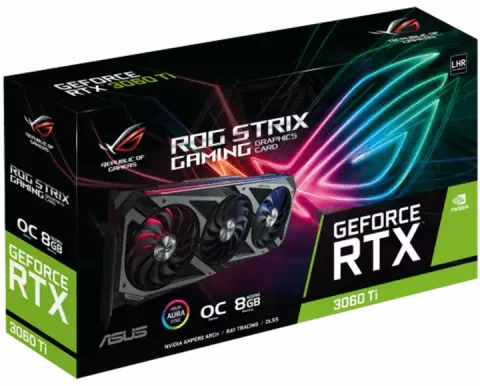 کارت گرافیک  ASUS مدل  ROG-STRIX-RTX3060TI-O8G-V2-GAMING OC Edition