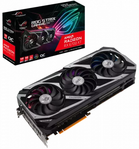 کارت گرافیک  ASUS مدل ROG-STRIX GAMING RX6700XT-O12G OC EDITION