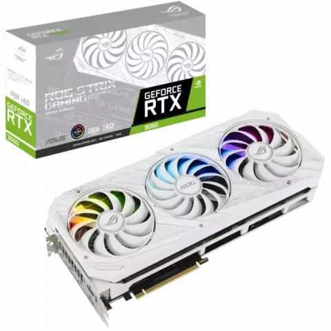 کارت گرافیک Asus مدل ROG-STRIX RTX3090-24G WHITE