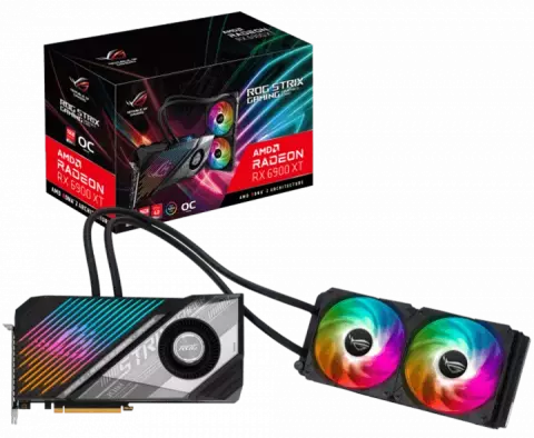 کارت گرافیک  ASUS مدل  ROG-STRIX-LC-RX6900XT-O16G-GAMING