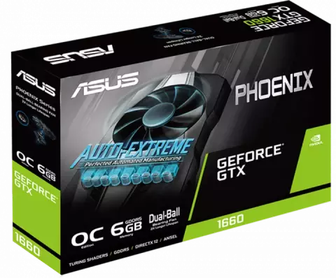 کارت گرافیک  ASUS مدل  PH-GTX1660-O6G OC EDITION
