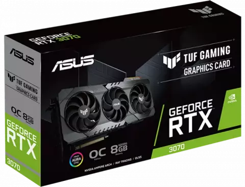 کارت گرافیک  ASUS مدل  TUF-RTX3070-O8G-GAMING