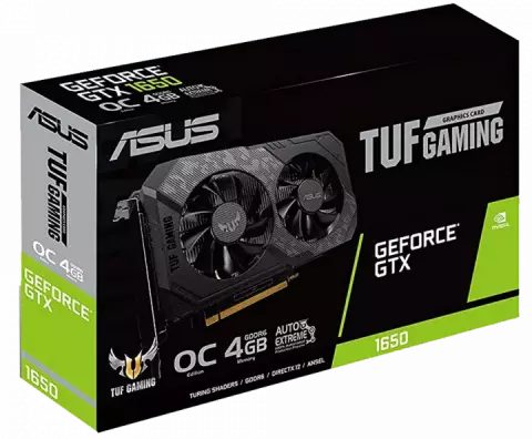 کارت گرافیک  ASUS مدل  TUF-GTX1650-O4GD6-P-GAMING