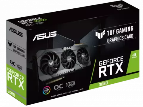 کارت گرافیک  ASUS مدل  TUF-RTX3080-O10G-GAMING