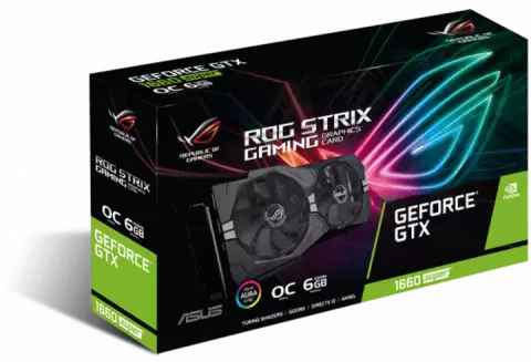 کارت گرافیک  ASUS مدل  ROG-STRIX-GTX1660S-O6G-GAMING