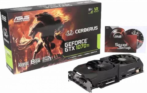 کارت گرافیک 8گیگابایت Asus مدل CERBERUS GTX1070TI-A8G