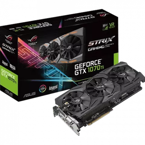 کارت گرافیک 8گیگابایت Asus مدل GAMING STRIX GTX1070TI A8G