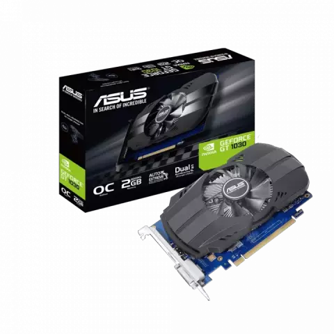 کارت گرافیک 2گیگابایت Asus مدل PH-GT1030-O2G