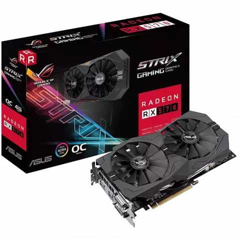 کارت گرافیک 4گیگابایت Asus مدل GAMING ROG STRIX RX570 O4G