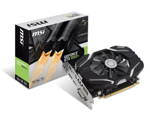 کارت گرافیک 4گیگابایت MSI مدل GTX 1050 Ti 4G OC