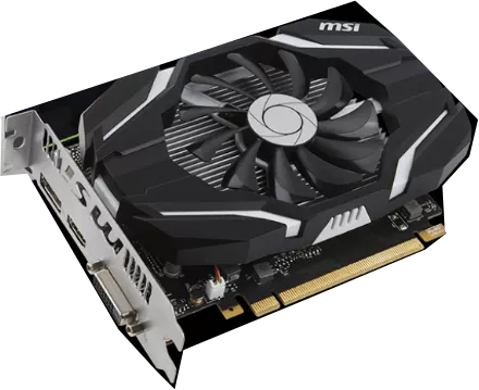 کارت گرافیک 4گیگابایت MSI مدل GTX 1050 Ti 4G OC