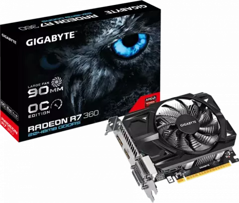 کارت گرافیک 2گیگابایت Gigabyte مدل Ultra Durable 2 GV-R736OC-2GD REV1.0