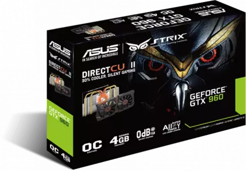 کارت گرافیک 4گیگابایت Asus مدل STRIX-GTX960-DC2OC-4GD5