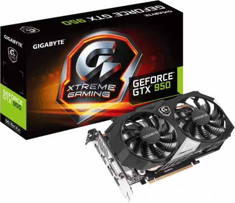 کارت گرافیک 2گیگابایت Gigabyte مدل GTX950 GV-N950XTREME-2GD