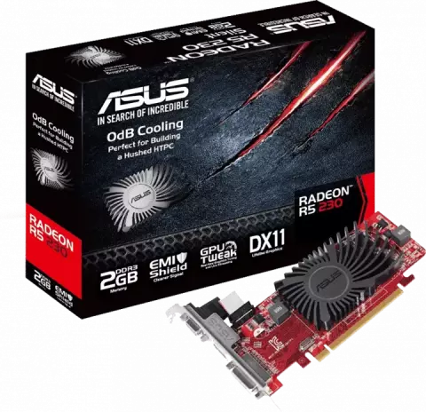 کارت گرافیک 2گیگابایت Asus مدل R5230-SL-2GD3-L