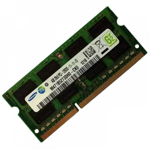 رم لپ تاپ 4 گیگابایت Samsung مدل M471B5273EB0-CK0 DDR3 1600MHz
