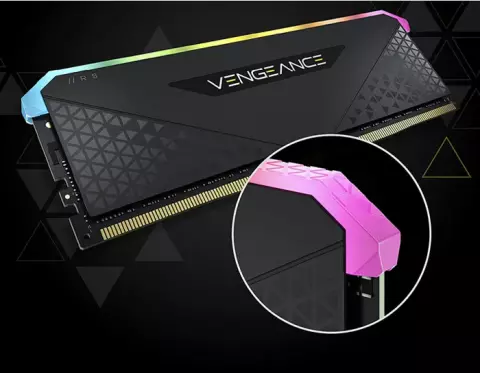 رم دسکتاپ (32GB*2) 64 گیگابایت Corsair مدل VENGEANCE RGB RS DDR4 3200MHz