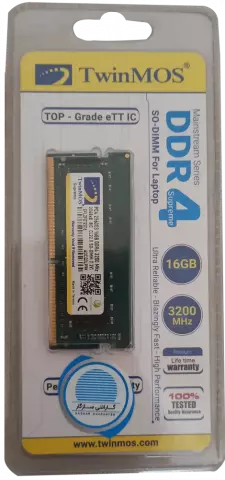 رم لپ تاپ 16 گیگابایت TwinMOS مدل DDR4 3200MHz