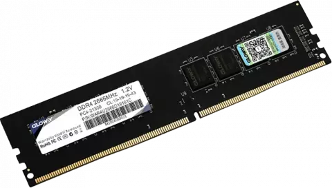 رم دسکتاپ (8GB*1) 8 گیگابایت Gloway مدل WAR DDR4 2666 (2400)MHz