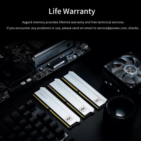 رم دسکتاپ (16GB*2) 32 گیگابایت Asgard مدل FREYR DDR5 4800MHz