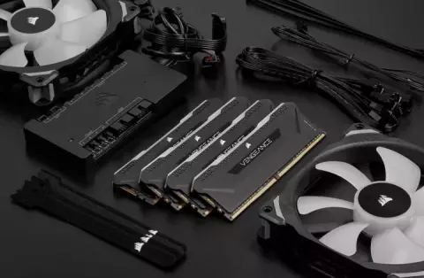 رم دسکتاپ (8GB*2) 16 گیگابایت Corsair مدل VENGEANCE RGB PRO SL DDR4 3200MHz