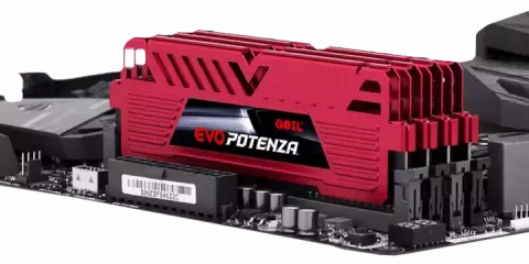 رم دسکتاپ (8GB*2) 16 گیگابایت Geil مدل EVO Potenza DDR4 3000MHz
