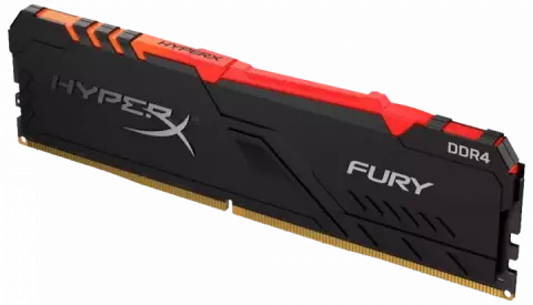 رم کامپیوتر 8 گیگابایت Kingston مدل HyperX FURY RGB HX436C17FB3A/8