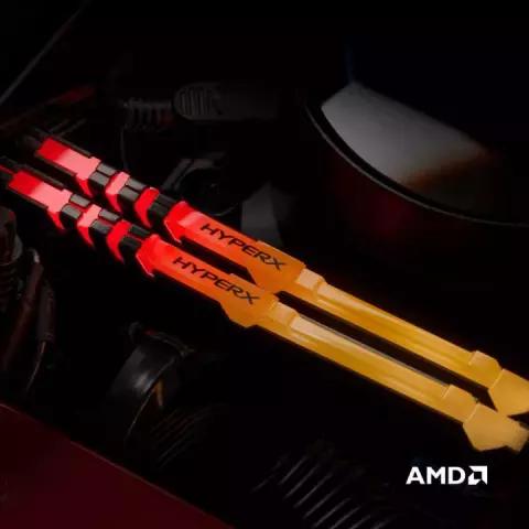 رم کامپیوتر 8 گیگابایت Kingston مدل HyperX FURY RGB HX436C17FB3A/8