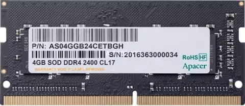رم لپ تاپ 4 گیگابایت Apacer مدل DDR4 2400MHz