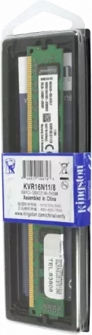 رم کامپیوتر 8 گیگابایت Kingston مدل KVR16LS11/8
