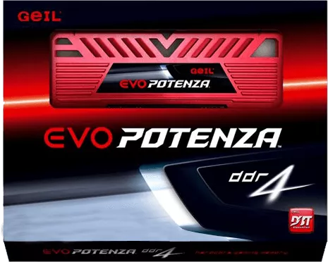 رم کامپیوتر 4گیگابایت مارک Geil مدل EVO POTENZA
