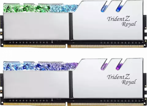 رم کامپیوتر 32گیگابایت مارک G.Skill مدل TRIDENT Z ROYAL F4-3600C19D-32GTRS