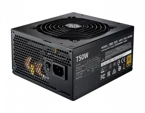 پاور Cooler Master مدل MWE Gold 750 - V2 Full Modular 80Plus