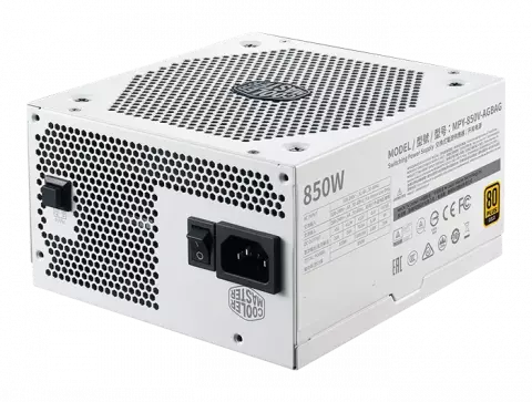 پاور 850 وات Cooler Master مدل  V850 Gold V2 White Edition
