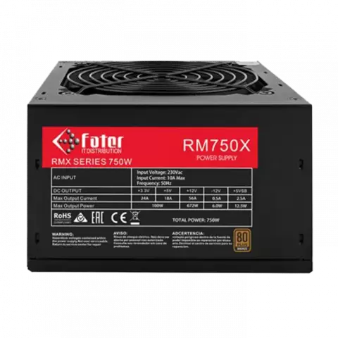 پاور 750 وات Fater مدل RM750X 80Plus Bronze