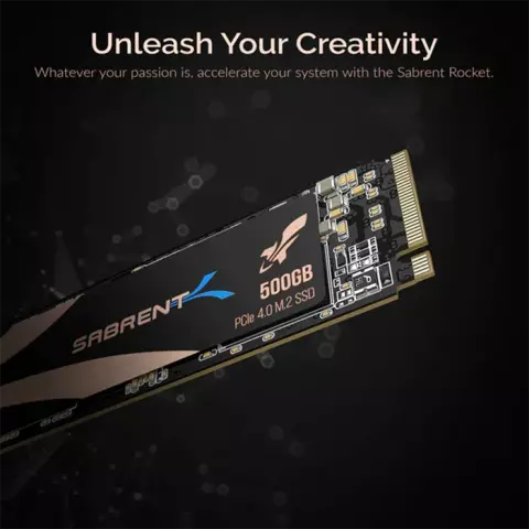حافظه SSD اینترنال 500 گیگابایت Sabrent مدل SB-ROCKET-NVMe4-500 M.2