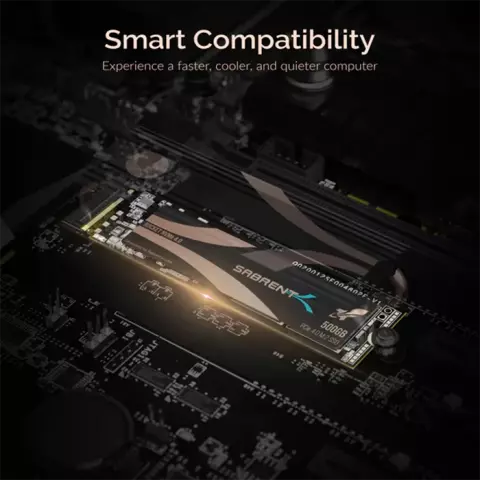حافظه SSD اینترنال 500 گیگابایت Sabrent مدل SB-ROCKET-NVMe4-500 M.2