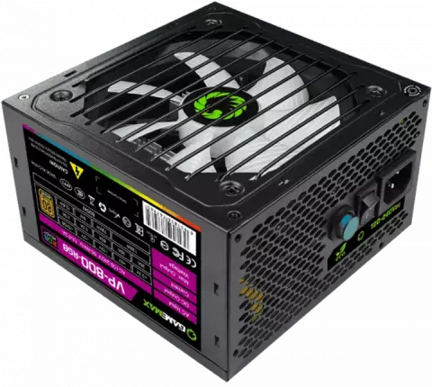 پاور 800 وات GameMax مدل VP-800-RGB 80Plus Bronze