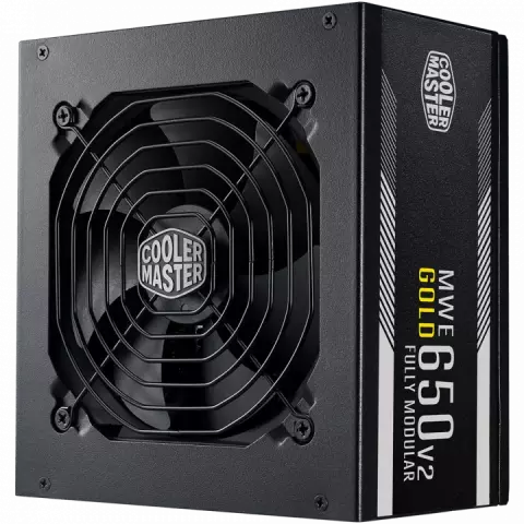 پاور 650 وات Cooler Master مدل MWE GOLD 650 V2 FULL MODULAR 80Plus Gold