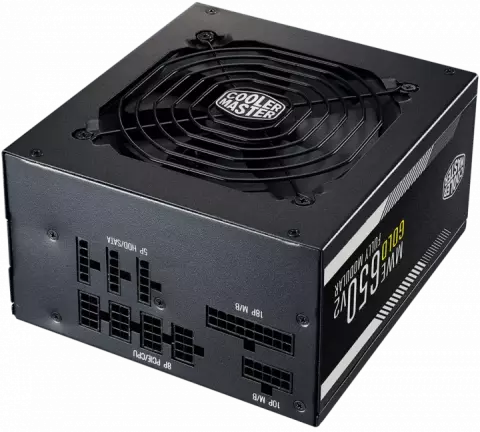 پاور 650 وات Cooler Master مدل MWE GOLD 650 V2 FULL MODULAR 80Plus Gold