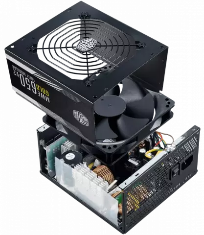 پاور 650 وات Cooler Master مدل MWE GOLD 650 V2 FULL MODULAR 80Plus Gold