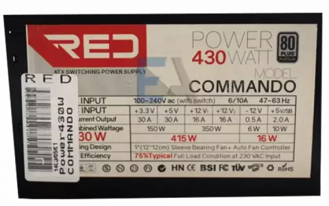 پاور 430 وات RED مدل  COMMANDO
