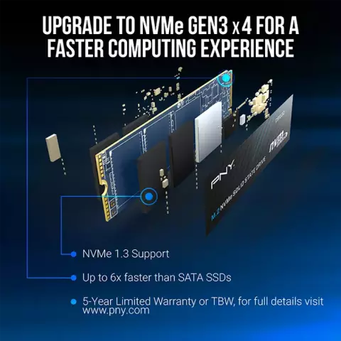 حافظه SSD اینترنال 1 ترابایت PNY مدل CS1030 NVMe M.2