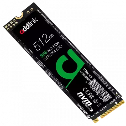 حافظه SSD اینترنال 512 گیگابایت Addlink مدل S68 NVMe M.2