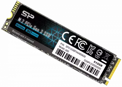 حافظه SSD اینترنال 512 گیگابایت Silicon Power مدل  P34A60 NVMe M.2