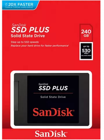 حافظه SSD اینترنال 240 گیگابایت Sandisk مدل  SSD Plus